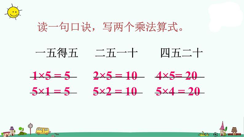 苏教版二上数学5的乘法口诀》教学课件第5页