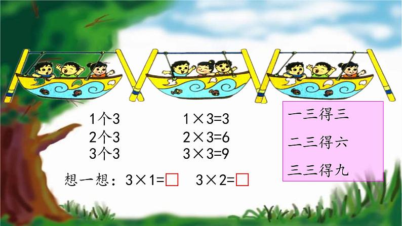 苏教版二上数学3-4  1—4的乘法口诀课件PPT第7页