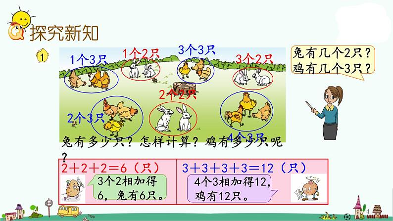 苏教版二上数学3.1 乘法的初步认识课件PPT04