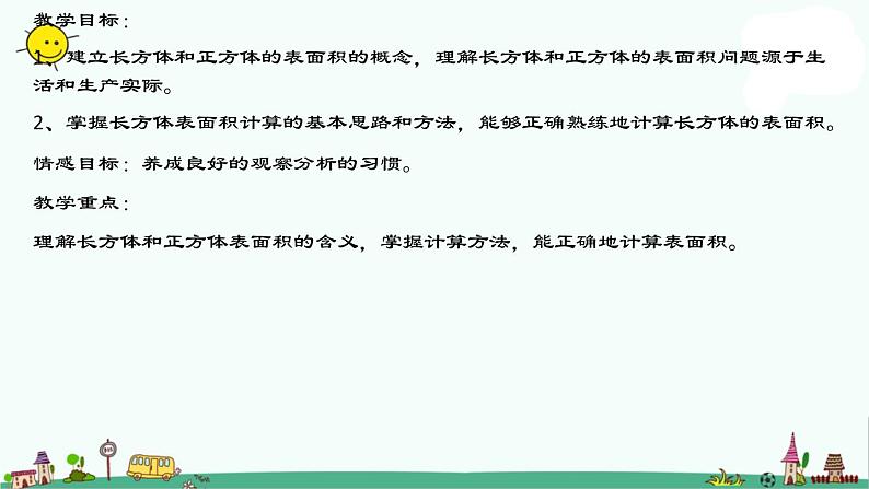 苏教版六上数学1-3长方体和正方体的表面积课件PPT第2页