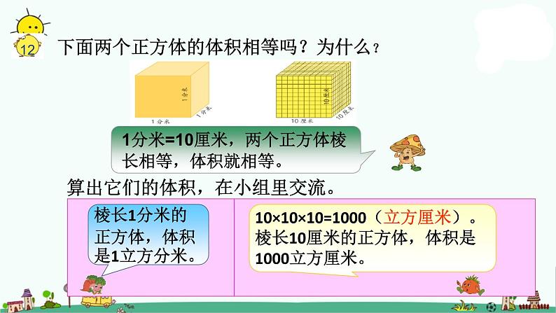 苏教版六上数学9.体积单位的进率课件PPT第2页