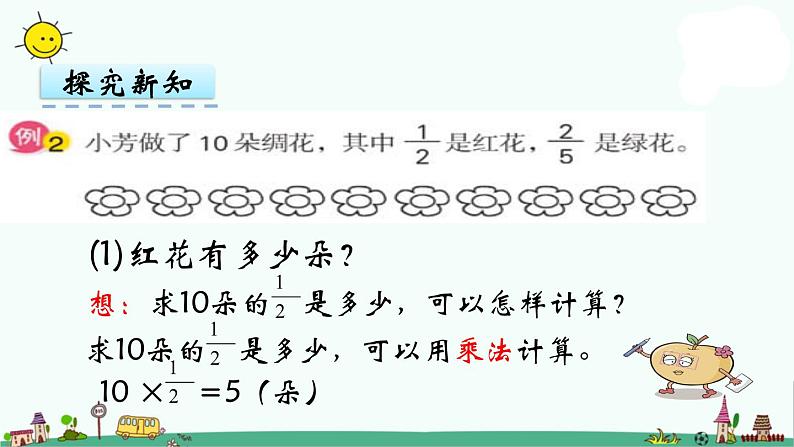 苏教版六上数学2.2 一个数乘分数课件第7页