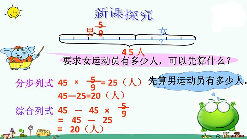 苏教版六上数学稍复杂的分数乘法应用题》教学课件06