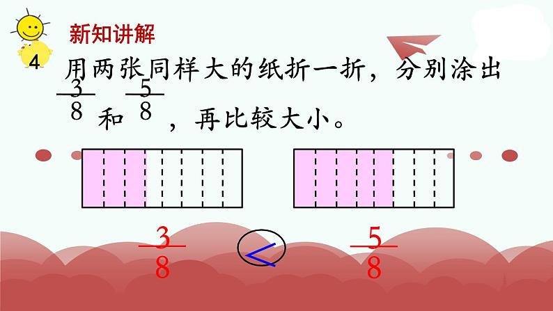 苏教版三年级上册数学第4课时 几分之几的大小比较课件PPT03