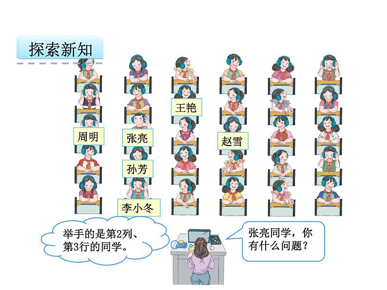 人教版五年级上册第二单元位置课件第5页