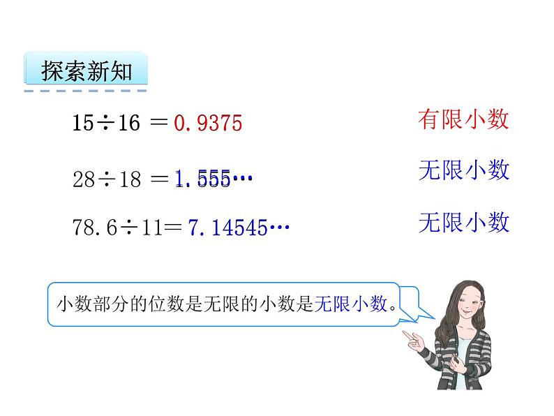 数学五年级上人教版3.4 循环小数课件06