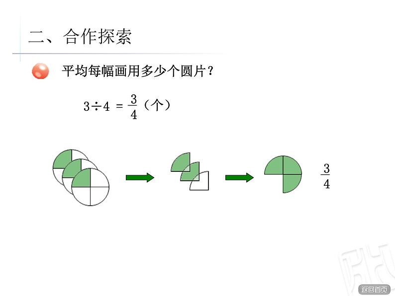 数学五年级下青岛版2分数与除法课件04