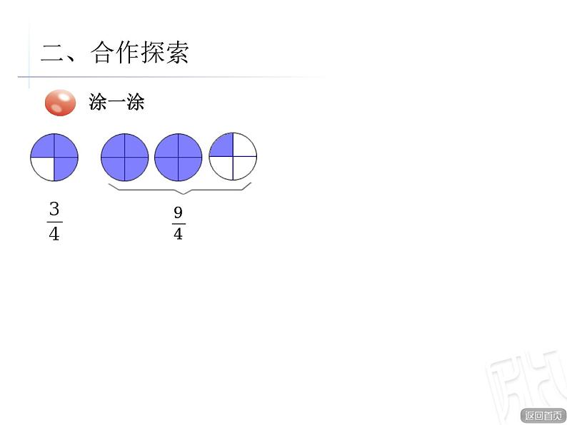 青岛版小学五年级数学下 2.1.2第2课时 真分数与假分数 课件04