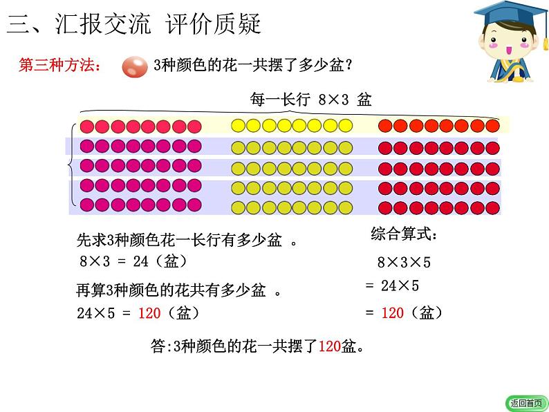 青岛版三下数学连乘问题课件+教学设计07