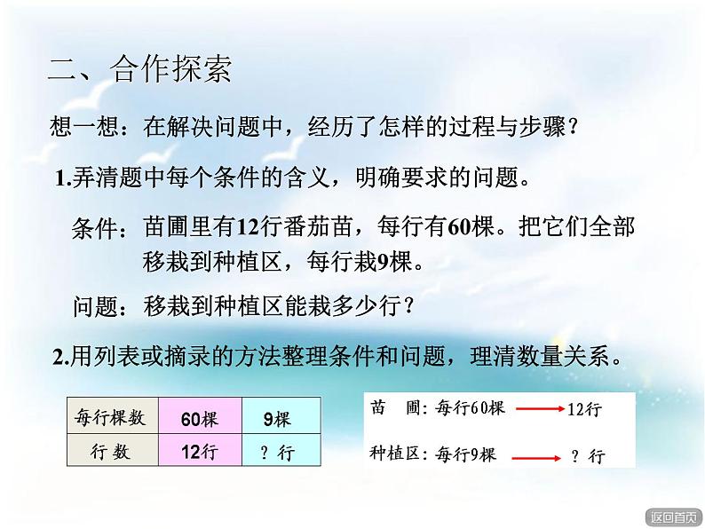 数学三年级下青岛版4乘、除法两步计算解决问题 课件+教案07