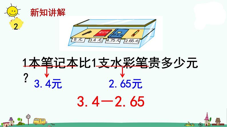 苏教版五上数学第2课时 小数加、减法（2）1课件PPT03