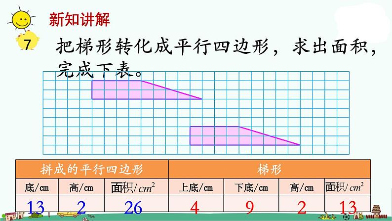 苏教版五上数学第3课时 梯形的面积课件PPT07