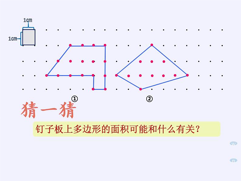 苏教版数学五年级上册  ● 钉子板上的多边形 课件第4页