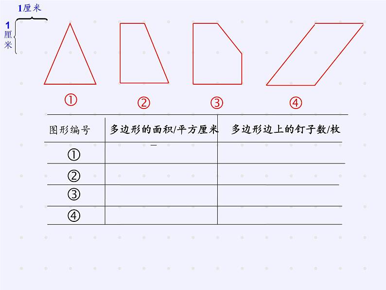 苏教版数学五年级上册  ● 钉子板上的多边形(4) 课件第4页