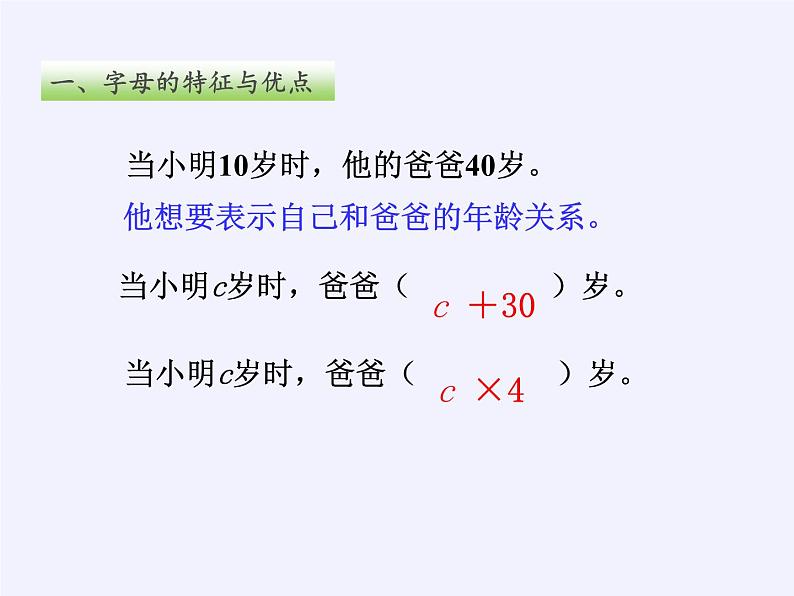 苏教版数学五年级上册  八 用字母表示数（课件）(3)第5页