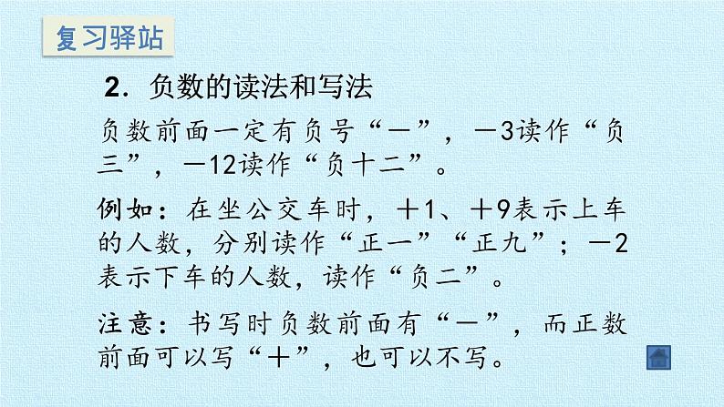 苏教版数学五年级上册 一 负数的初步认识 复习 课件第4页