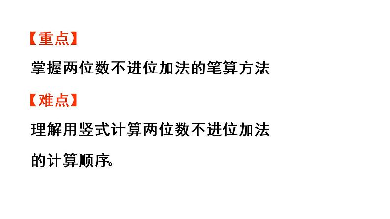 人教版二年级上册2.1.1  两位数加一位数（不进位）课件第4页