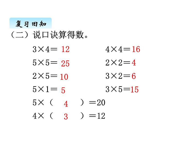 冀教版二年级上 三、35、6的乘法口诀2 课件第3页