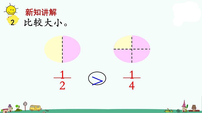 苏教版三上数学第2课时 几分之一的大小比较课件PPT03