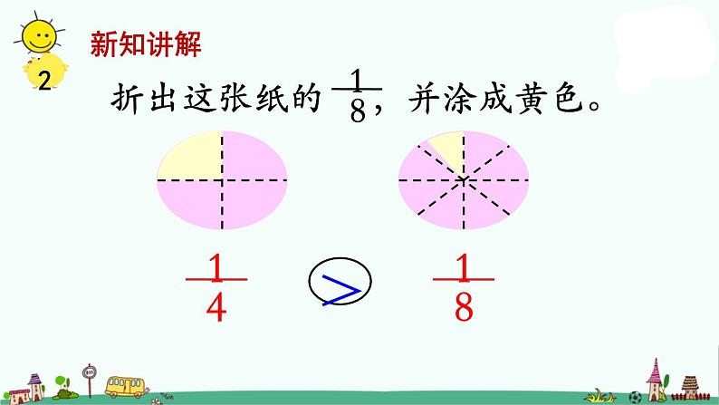 苏教版三上数学第2课时 几分之一的大小比较课件PPT04