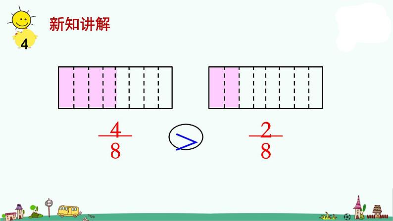 苏教版三上数学第4课时 几分之几的大小比较课件PPT04