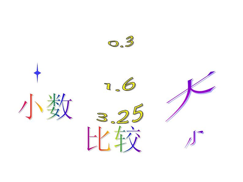 2.4  小数的大小比较 （课件）-2020-2021学年数学四年级下册  沪教版01