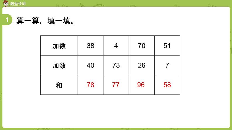 10苏教版一下第4单元 100以内的加法和减法（一）课件PPT07