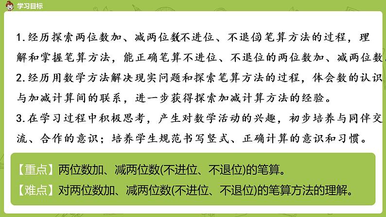 11苏教版一下第4单元 100以内的加法和减法（一）课件PPT第2页