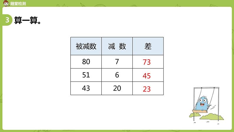 07苏教版一下第6单元 100以内的加法和减法（二）课件PPT07