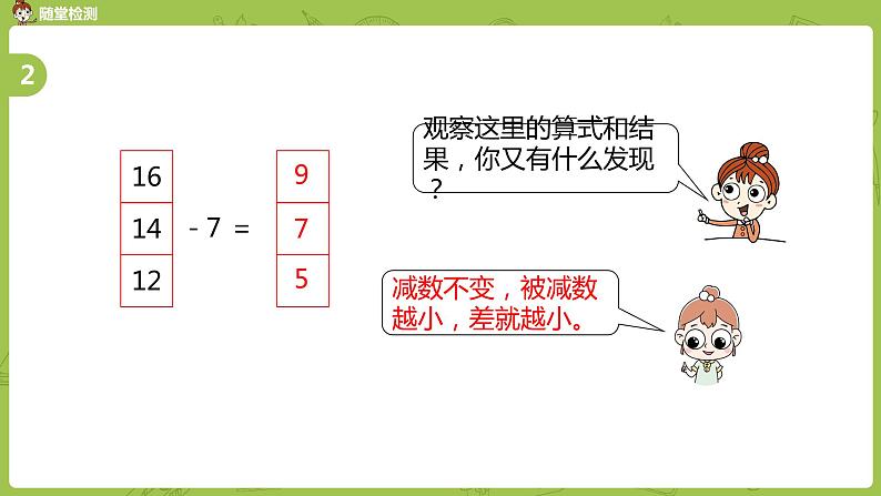 05苏教一下第1单元 20以内的退位减法课件PPT第7页