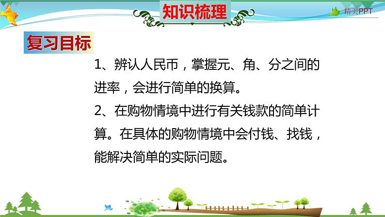 北师大版 二年级数学上册 第2单元《购物》知识梳理（整理与复习课件）03