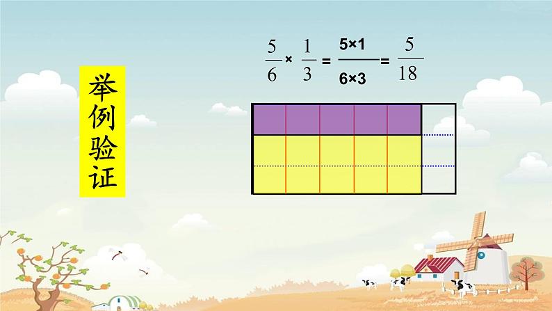 人教版六年级数学上册精品课件、精品教案和学案及达标测试6.1.3分数乘分数07