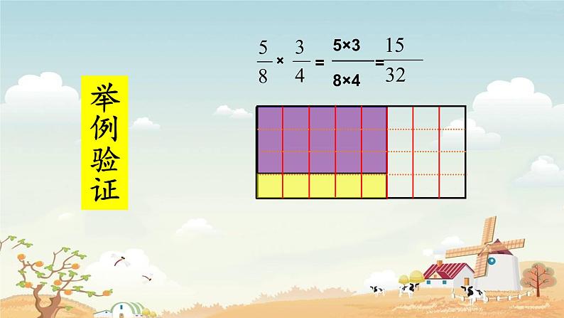 人教版六年级数学上册精品课件、精品教案和学案及达标测试6.1.3分数乘分数08