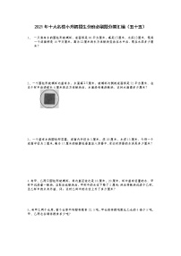 2021年十大名校小升初招生分班必刷题分类汇编（五十五）