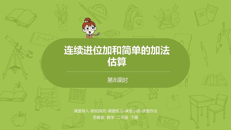 8.苏教版二下第六单元 两、三位数的加法和减法课件PPT01