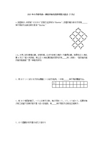 2021年小升初考前一搏数学知识高频考题大盘点（十九）