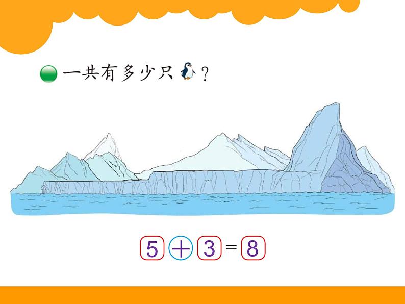 北师大版数学一年级上册 3.7可爱的企鹅(1)（课件）第2页