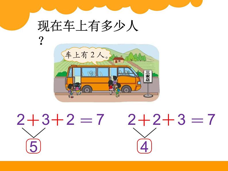 北师大版数学一年级上册 3.9 乘车_1（课件）04