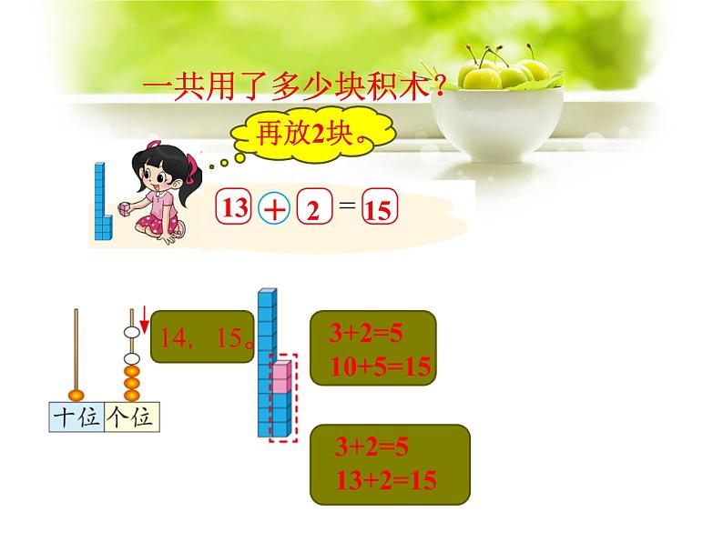 北师大版数学一年级上册 7.2 搭积木(2)（课件）第2页