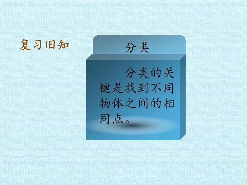 北师大版数学一年级上册 四 分类 复习（课件）03