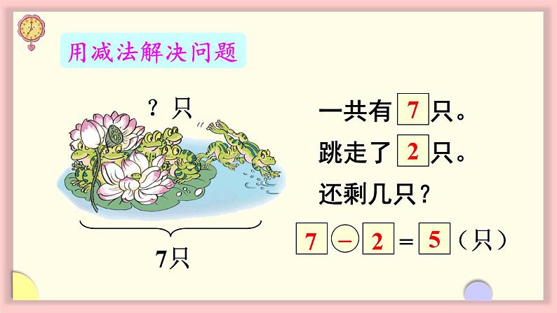 人教版一年级数学上册 5 6~10的认识和加减法 练习十 课件第4页