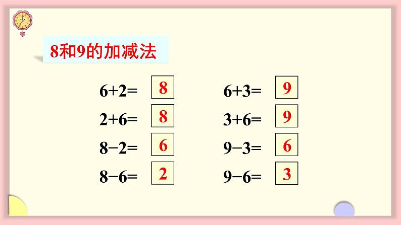 人教版一年级数学上册 5 6~10的认识和加减法 练习十一 课件第5页