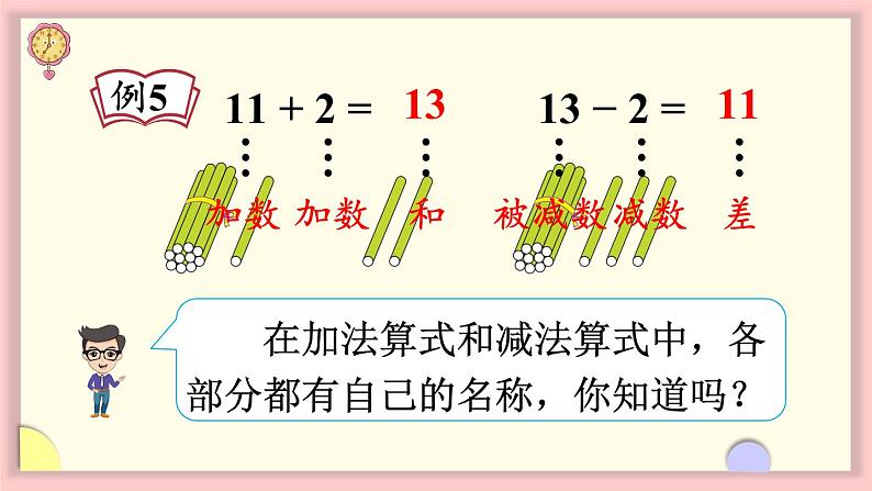 人教版一年级数学上册 6 11~20各数的认识 第3课时 10加几、十几加几及相应的减法 课件07