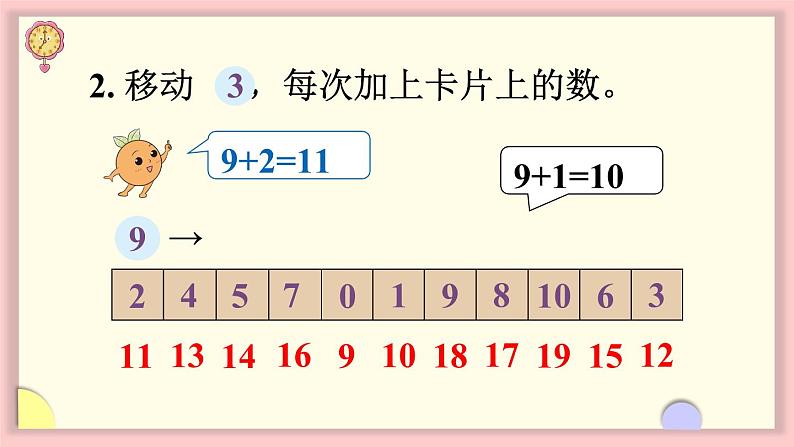 人教版一年级数学上册 8 20以内的进位加法 练习二十 课件04