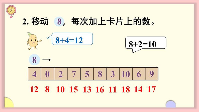 人教版一年级数学上册 8 20以内的进位加法 练习二十一 课件第7页