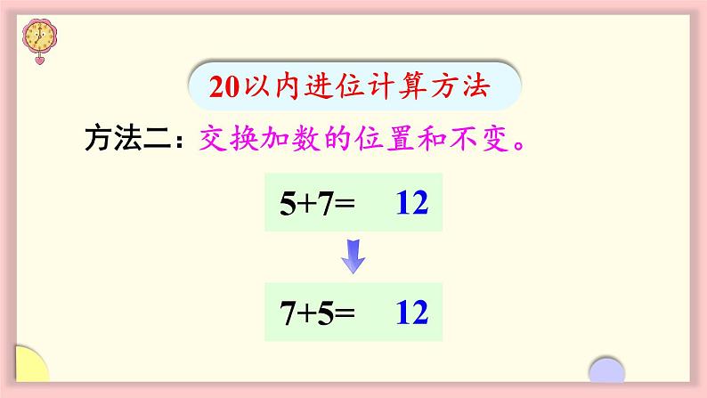 人教版一年级数学上册 8 20以内的进位加法 整理和复习 课件第4页