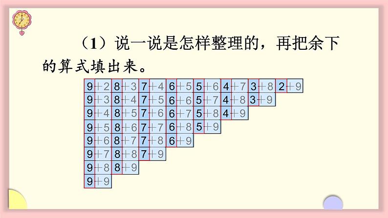 人教版一年级数学上册 8 20以内的进位加法 整理和复习 课件第8页