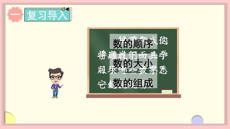 人教版一年级数学上册 9 总复习 第1课时 认识20以内的数 课件第2页