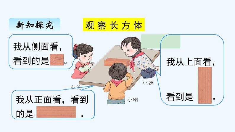 人教版二年级上册数学 五、观察物体（一）2 课件第4页