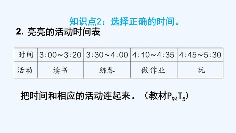 人教版二年级上册数学 七、 认识时间3 课件第3页